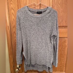 Women's Gray Crew Neck Sweater